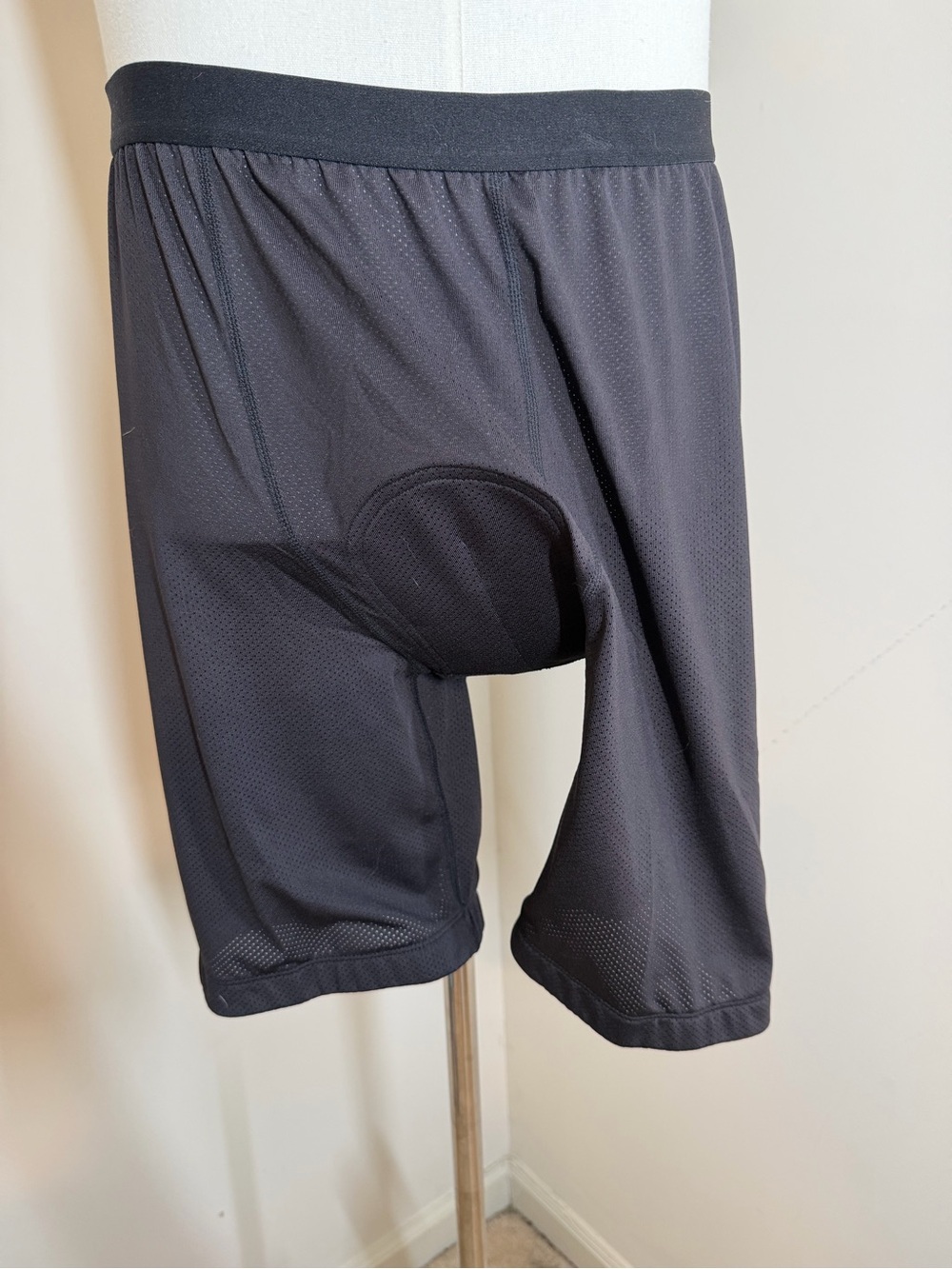 NWT! Nashbar Men’s Black -SZ 3X- Padded Poly-Stretch Cycling Under-Shorts